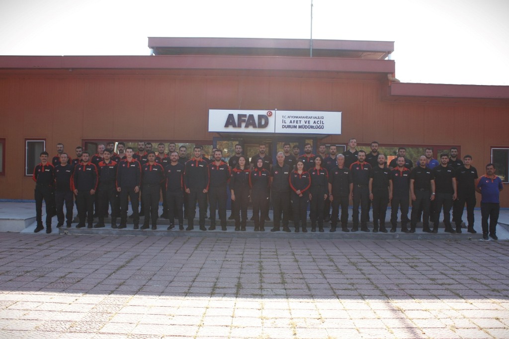 AFAD PERSONELLERİNE "TEMEL  VE HAZIRLAYICI EĞİTİM" VERİLDİ