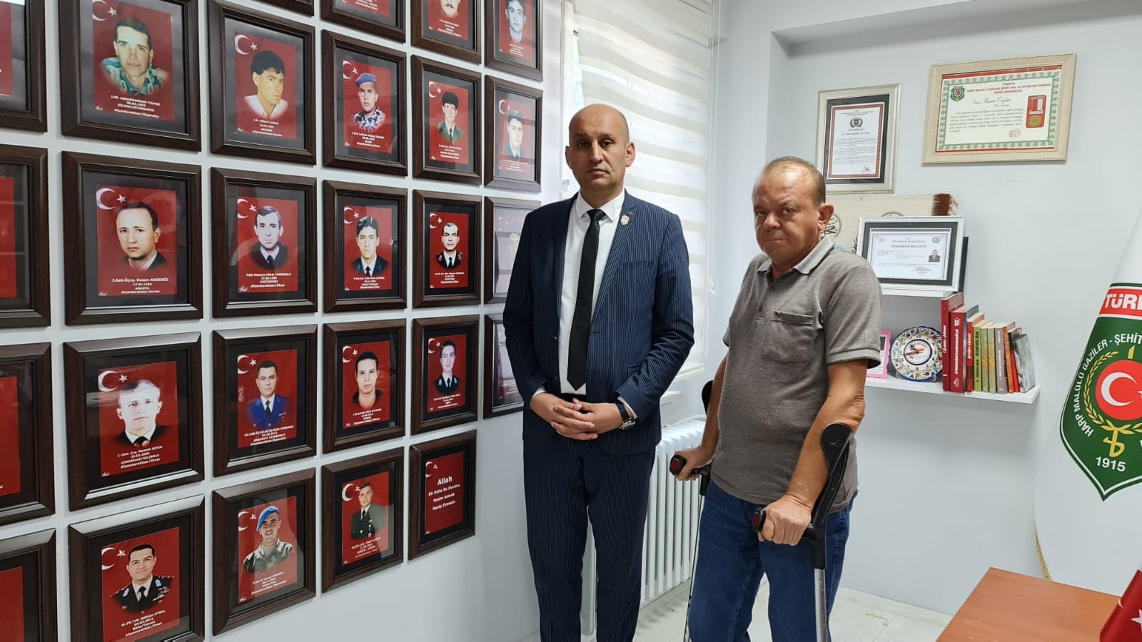 Dinar'ın 53. Şehidi Çapan’ın Fotoğrafı Şehitler Duvarında Yerini Aldı