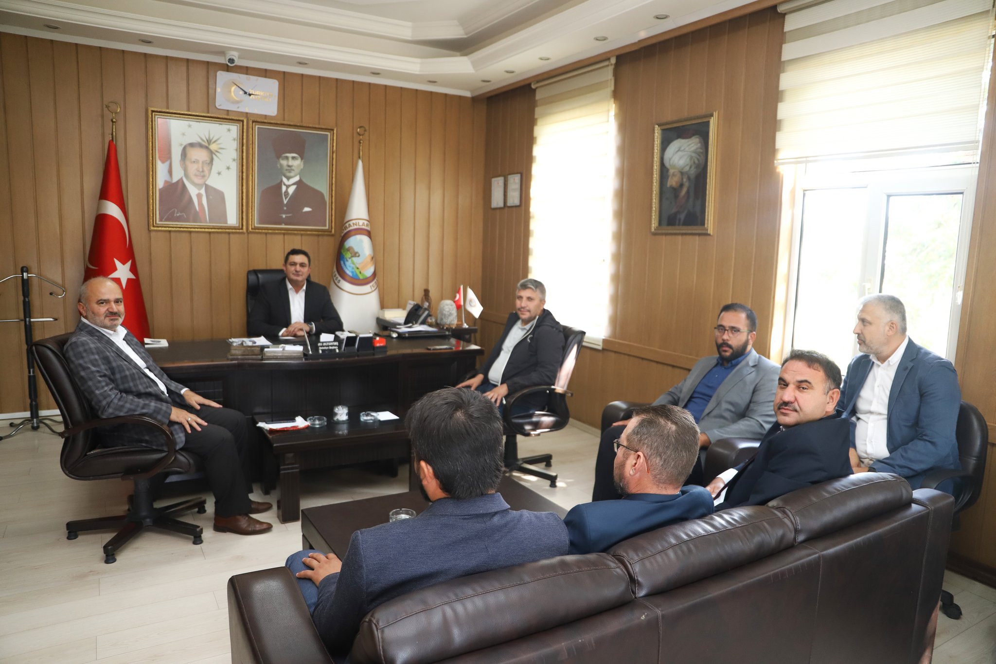 Başkan Altuntaş Ziyaretten Dolayı Teşekkür Etti