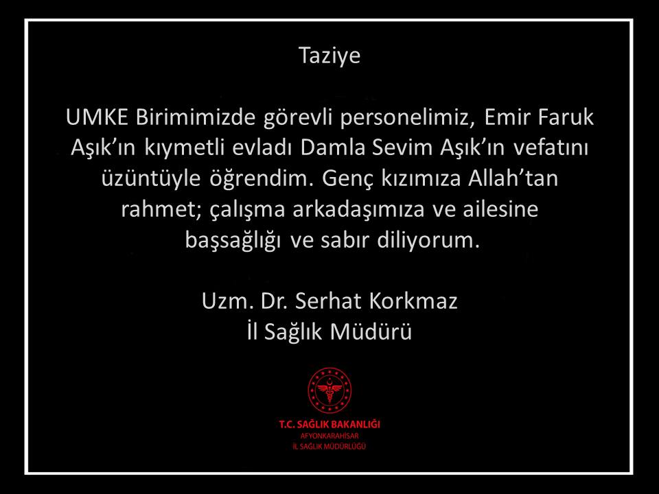 Sağlık Camiası Yasta Aşık Ailesinin Acı Günü