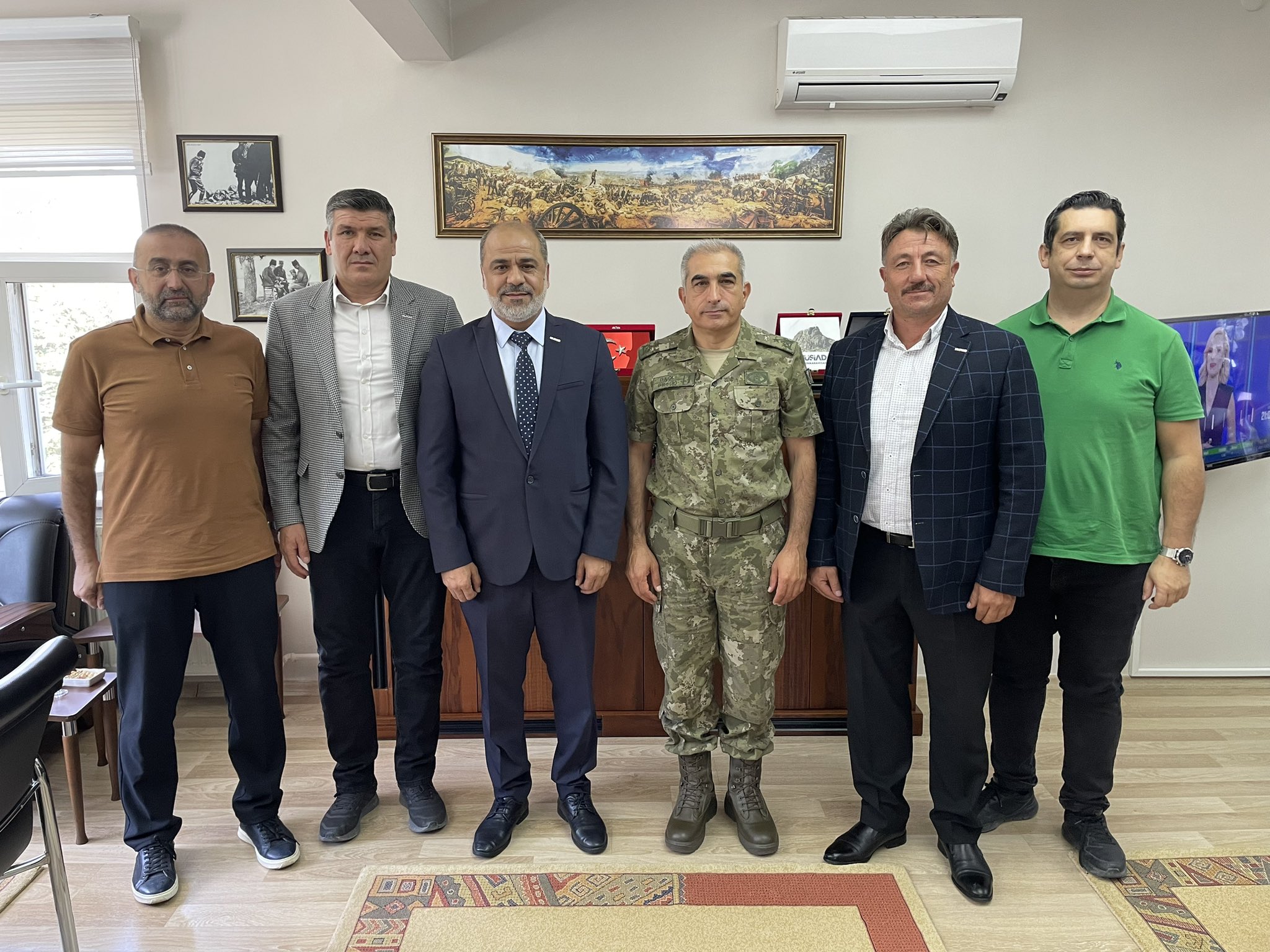 Başkan İşlek’ten Tuğg. Dağlı’ya Ziyaret