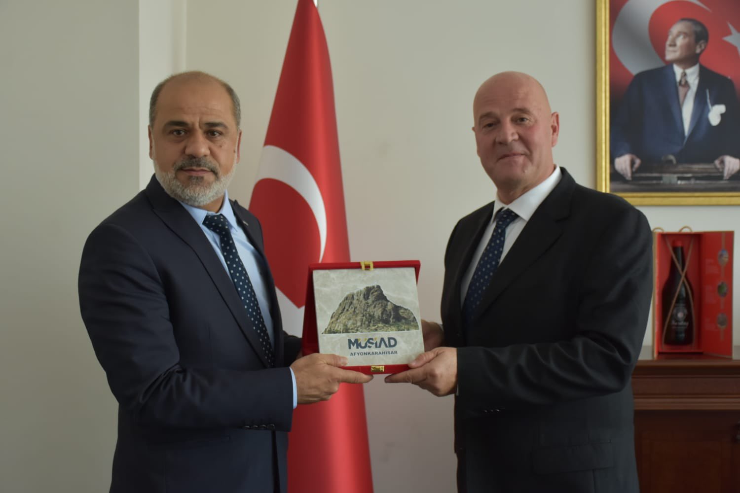 Başkan İşlek’in Ziyaret Temasları Kültür Müdürlüğünde Son Buldu