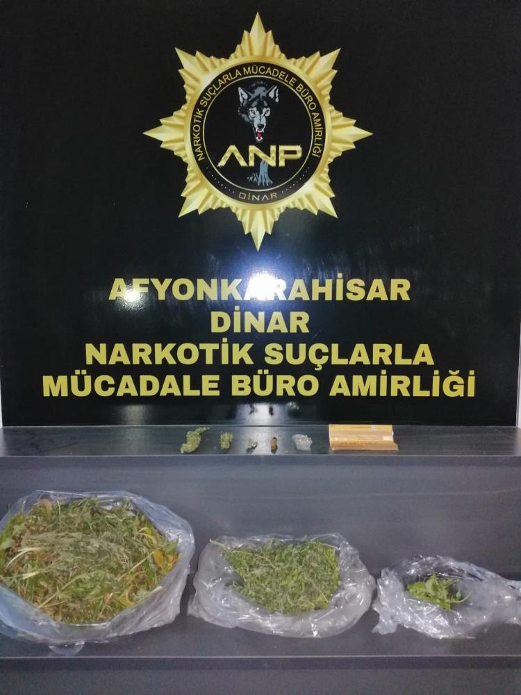 Dinar'da Uyuşturucu Operasyonu: Skunk ile Yakalanan Şahıs Adli Kontrolle Serbest!