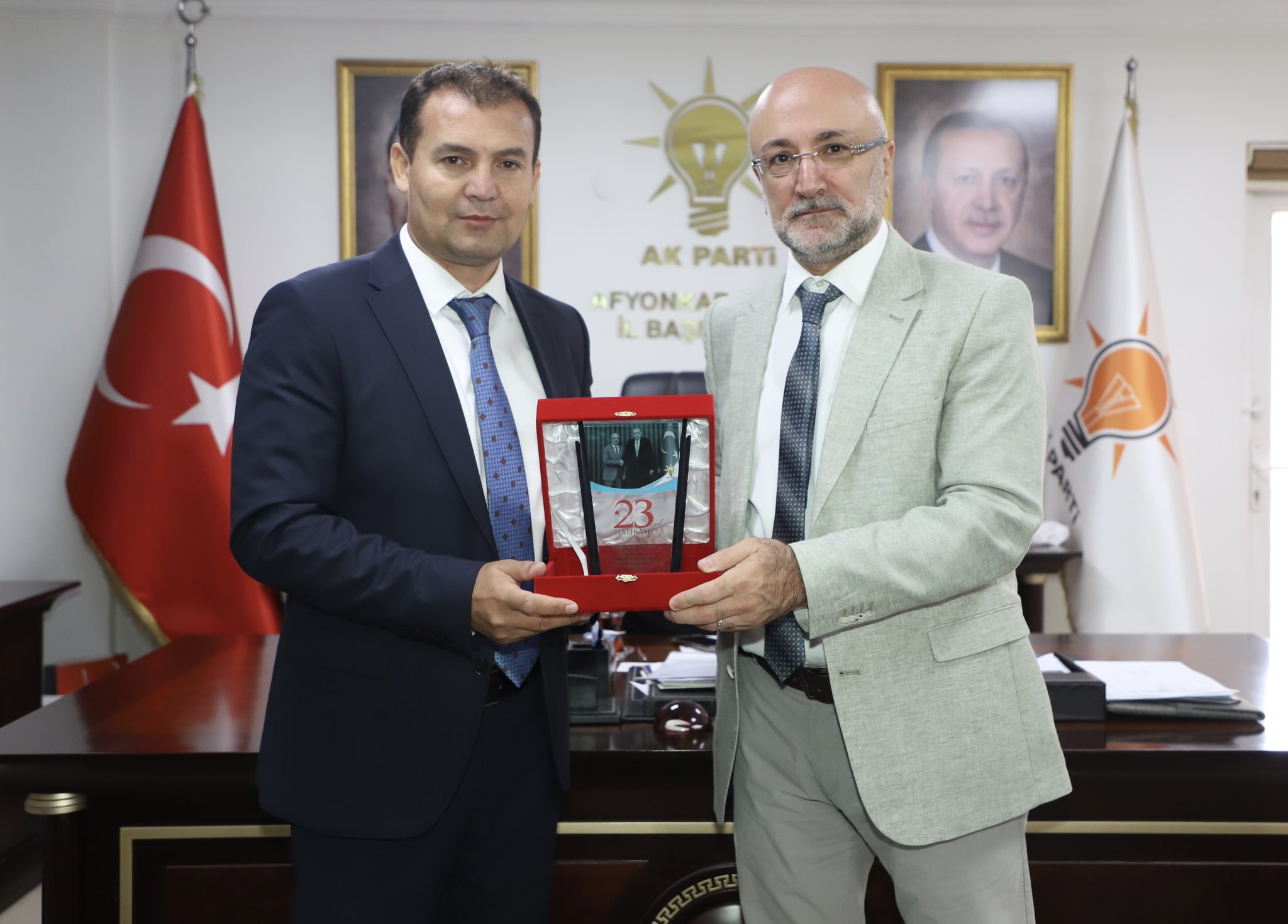 Hem Ziyaret Hem Yatırım Başkan Kaya’dan Başkan Şahin’e Ziyaret