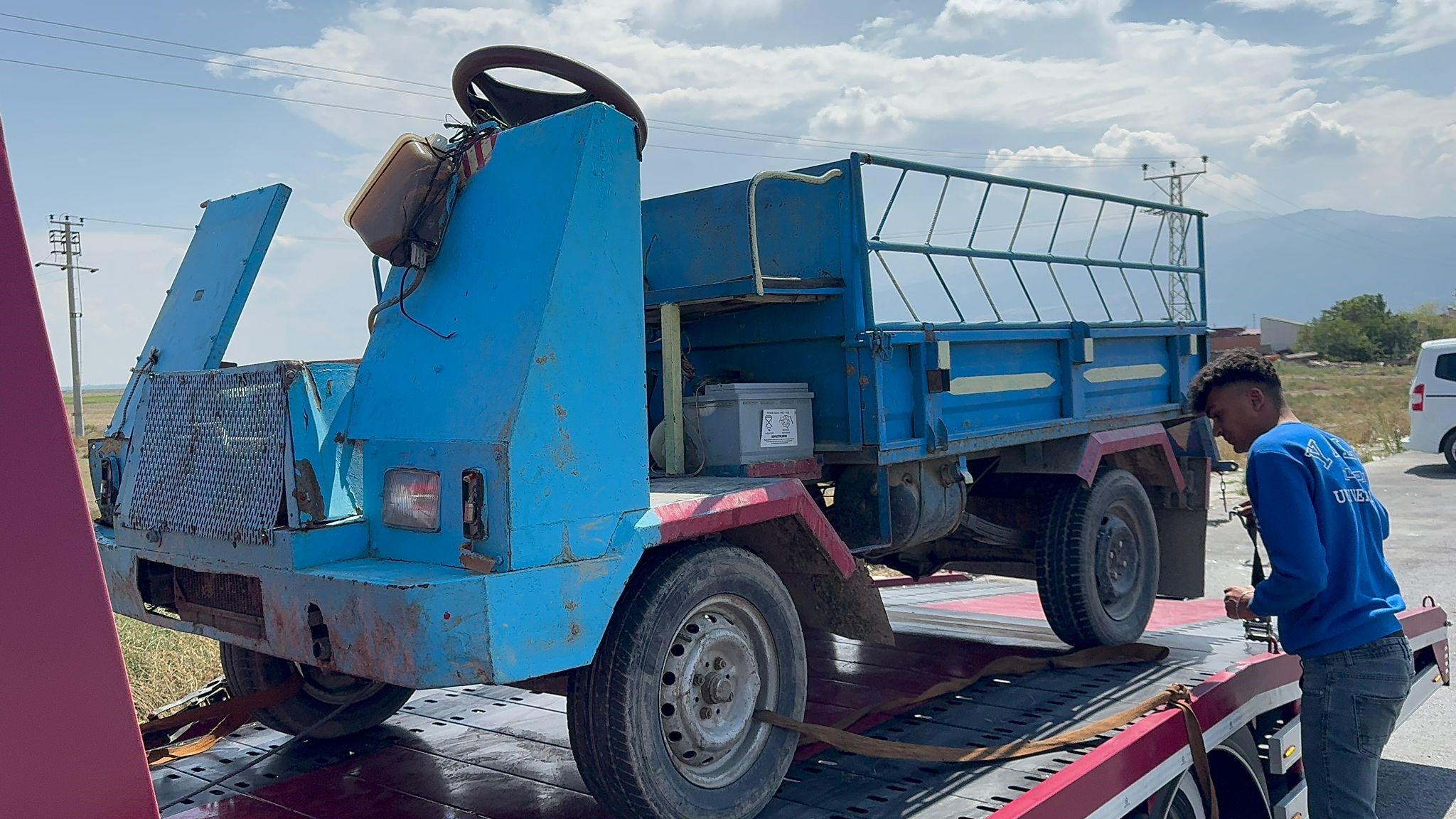 LPG'li Patpat Görenleri Şaşkına Çevirdi! Tofaş Motorlu Patpat Jandarma Denetiminde Yakalandı