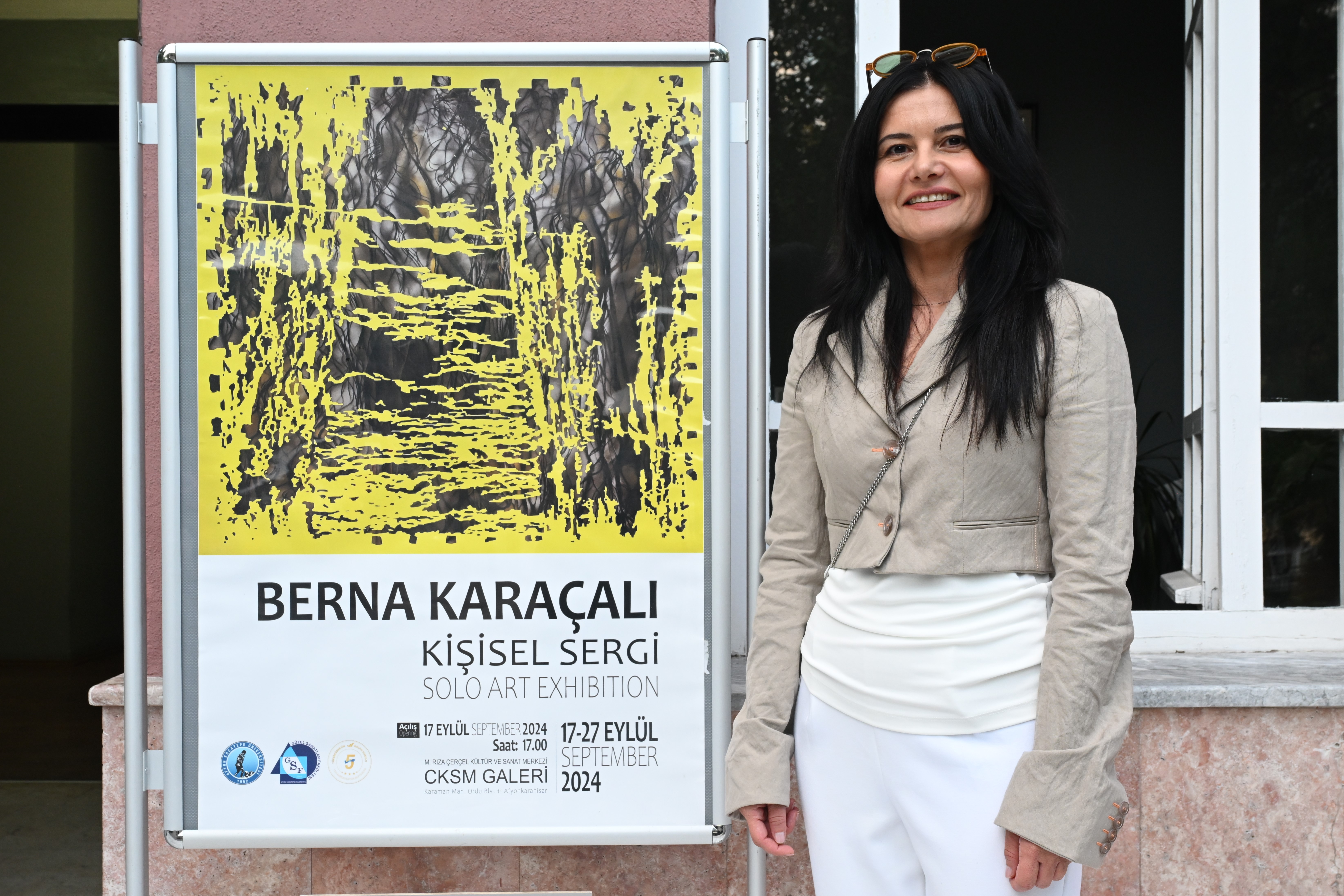 DOÇ. BERNA KARAÇALI’NIN KİŞİSEL SERGİSİ AÇILDI