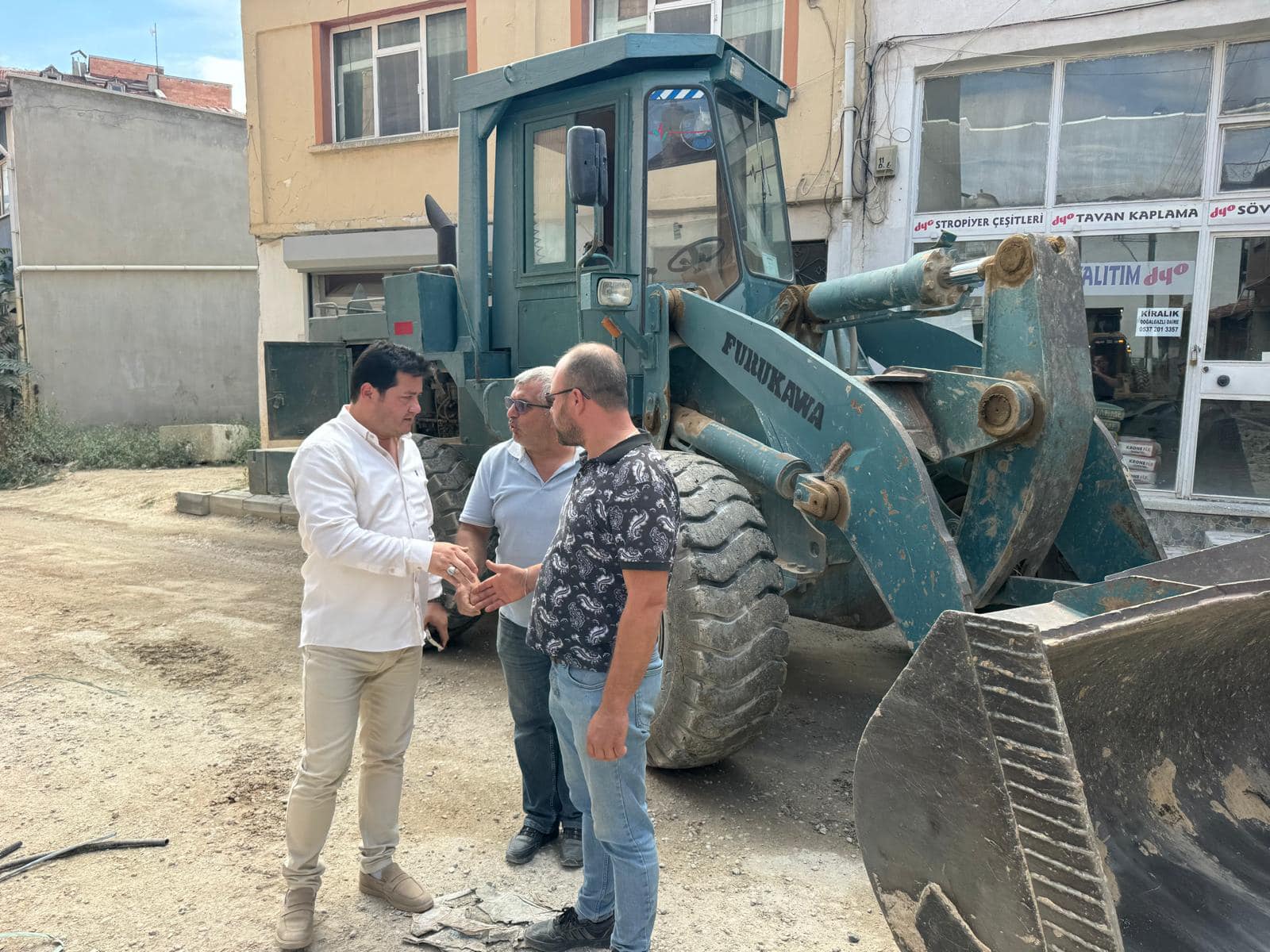 Başkan Aynacı Çalışmaları Yerinde İnceledi