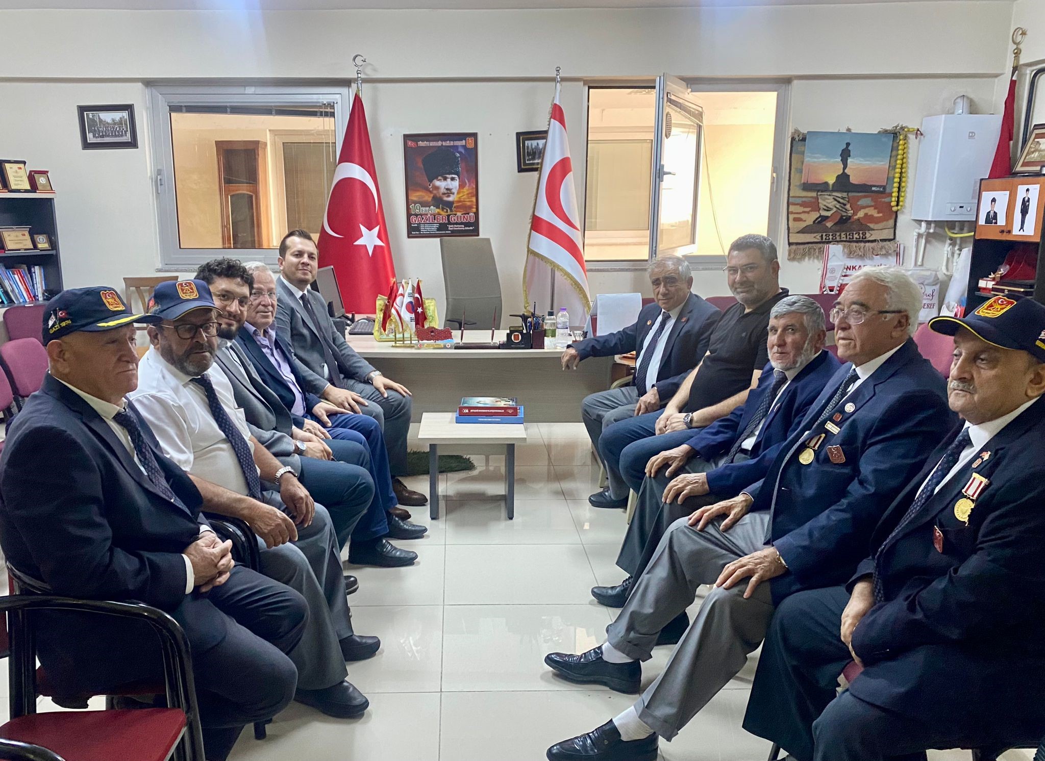 Saadet Partili heyet Muharip Gaziler Derneği’ni ziyaret etti