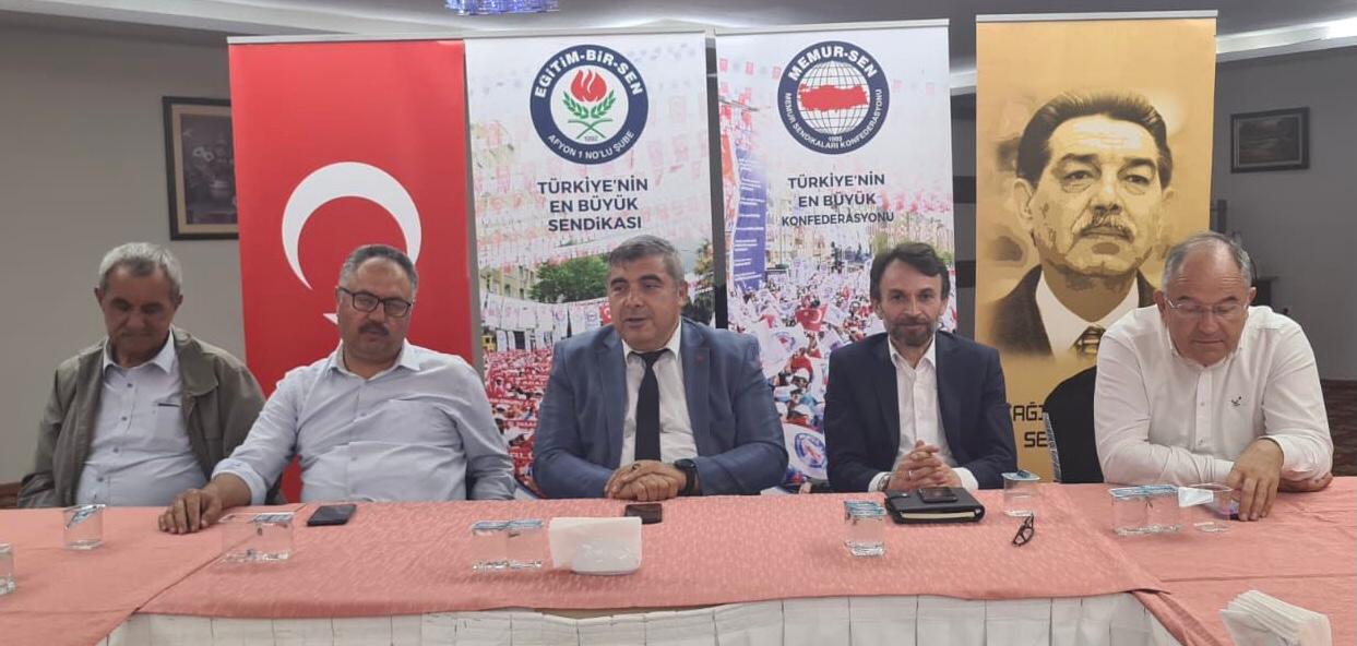 Eğitim Bir-Sen Afyonkarahisar İl Milli Eğitim Yöneticileriyle Buluştu