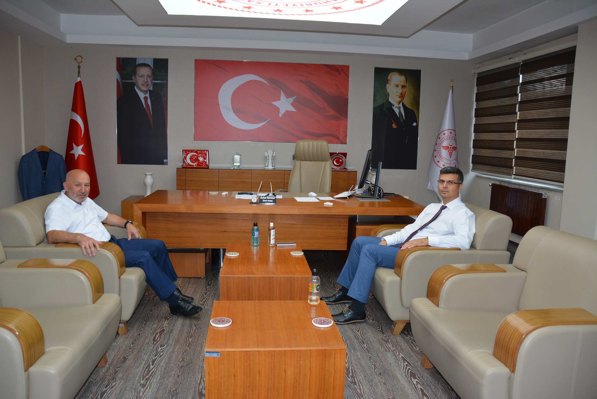 Başkan  Siper, Sağlık Yatırımlarını Görüşmek Üzere İl Sağlık Müdürü Korkmaz'ı Ziyaret Etti