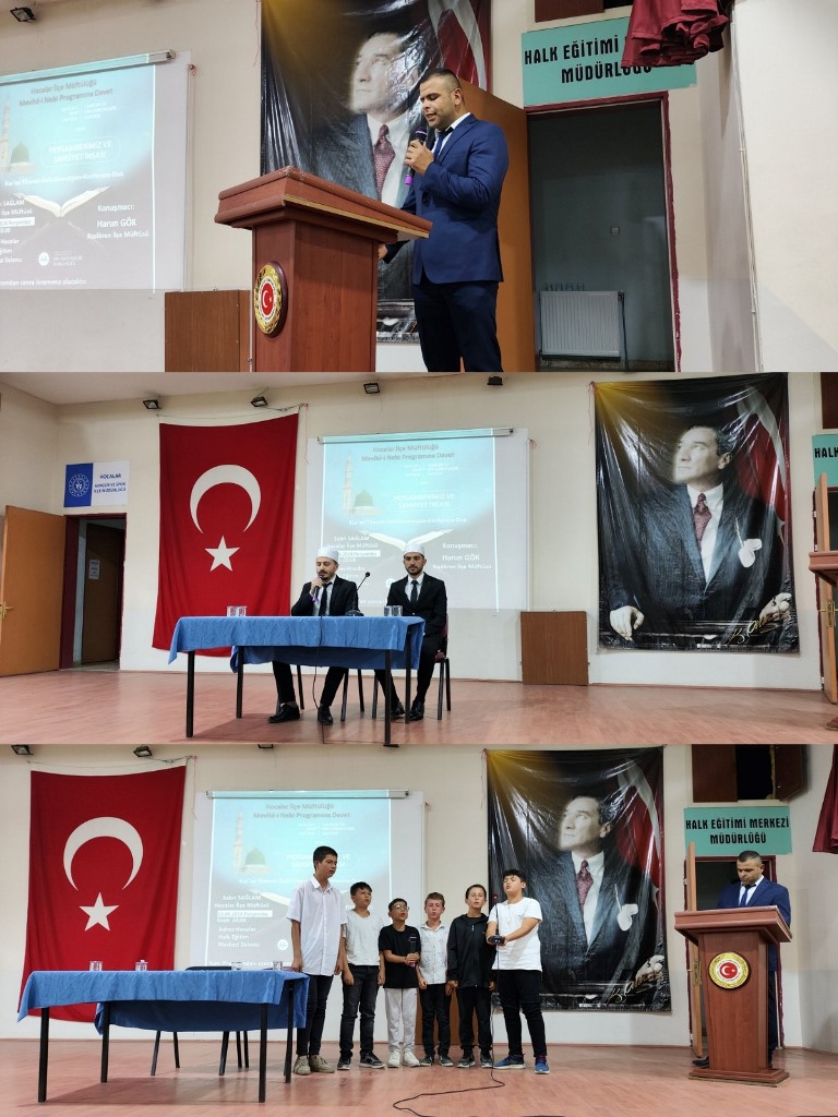 HOCALAR'DA MEVLİD-İ NEBİ PROGRAMI GERÇEKLEŞTİRİLDİ
