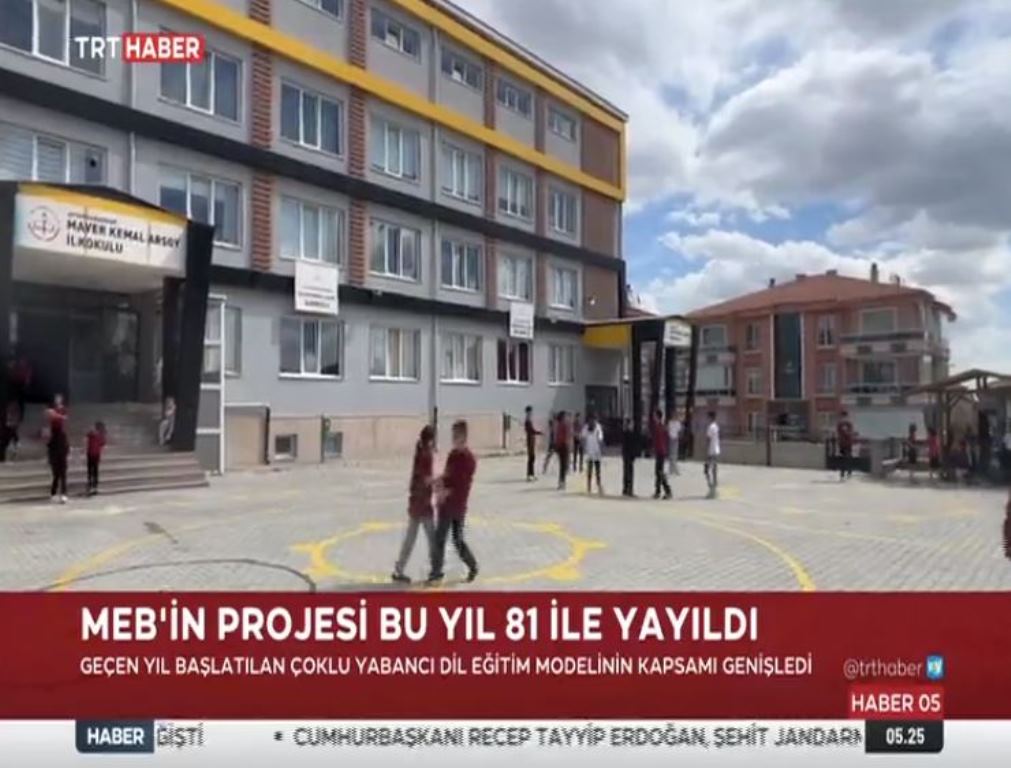 MÜDÜR ALTAŞ TRT  HABERE AÇIKLAMALARDA BULUNDU "AFYON'DAN İKİ OKUL DAHA DAHİL EDİLDİ"