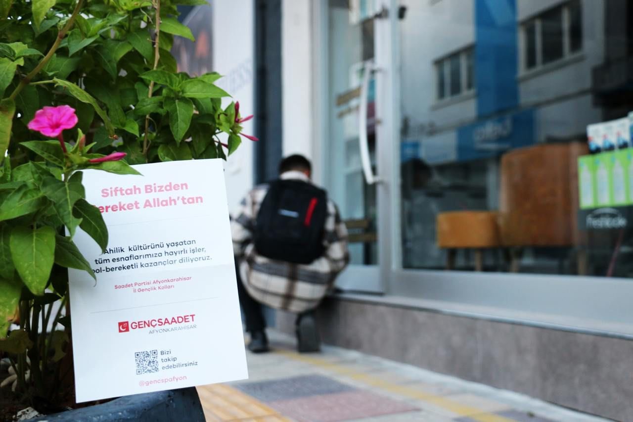 “Siftah Bizden, Bereket Allah’tan!”