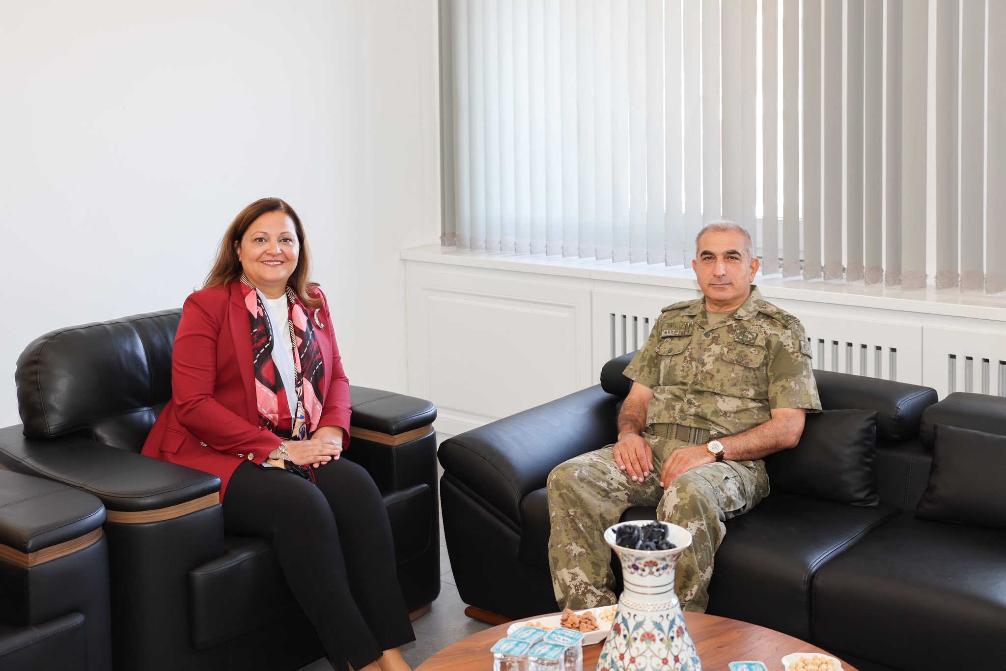 Garnizon Komutanı Tuğgeneral Dağlı, Başkan Köksal'ı Ziyaret Etti