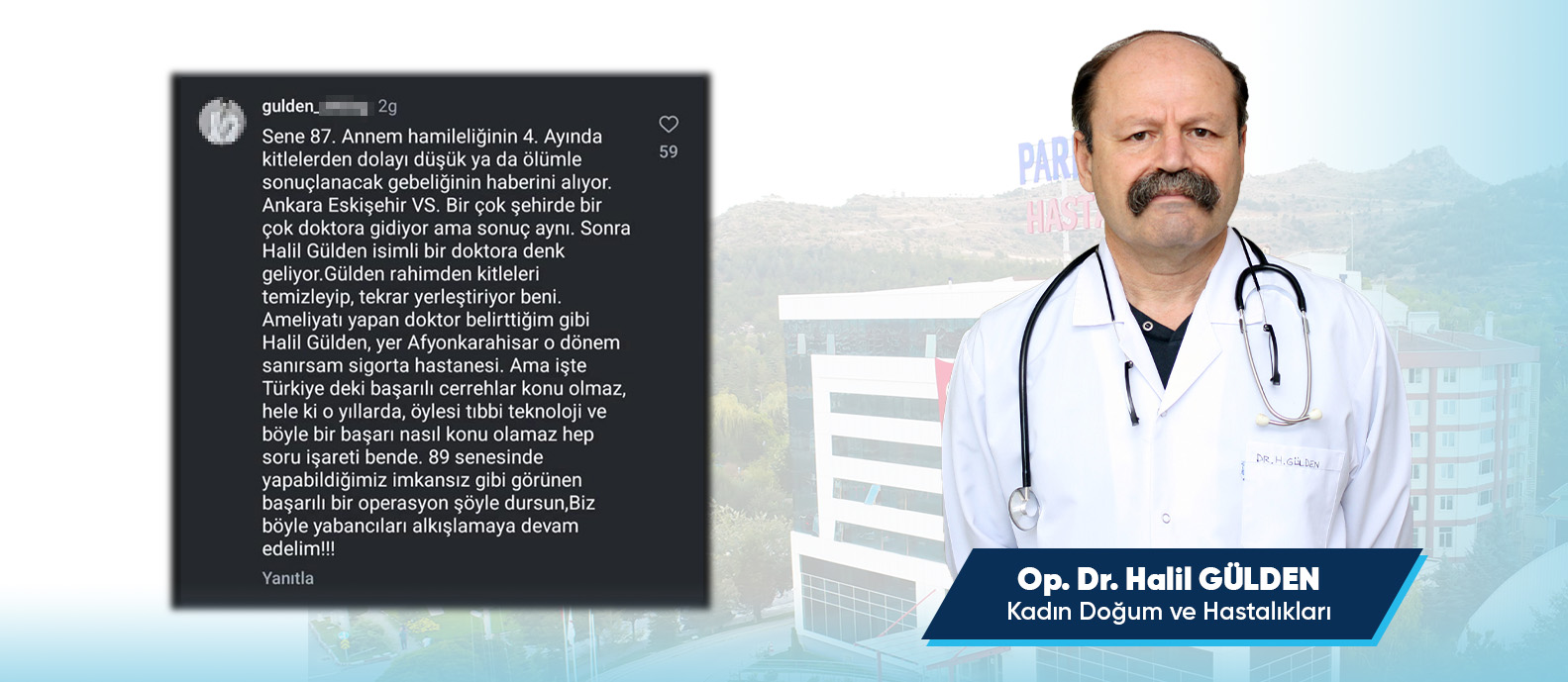Adını 37 Yıl Önce Doğumunu Gerçekleştiren Doktorundan Aldı