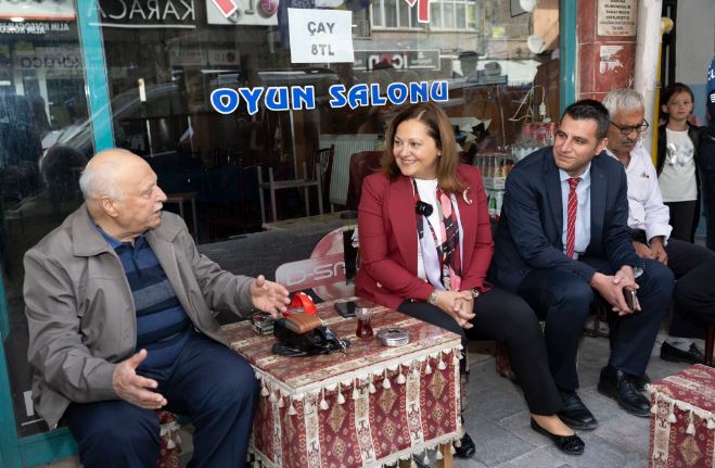 Başkan Burcu Köksal, Ambar Yolunu İnceledi ve Esnafla Buluştu