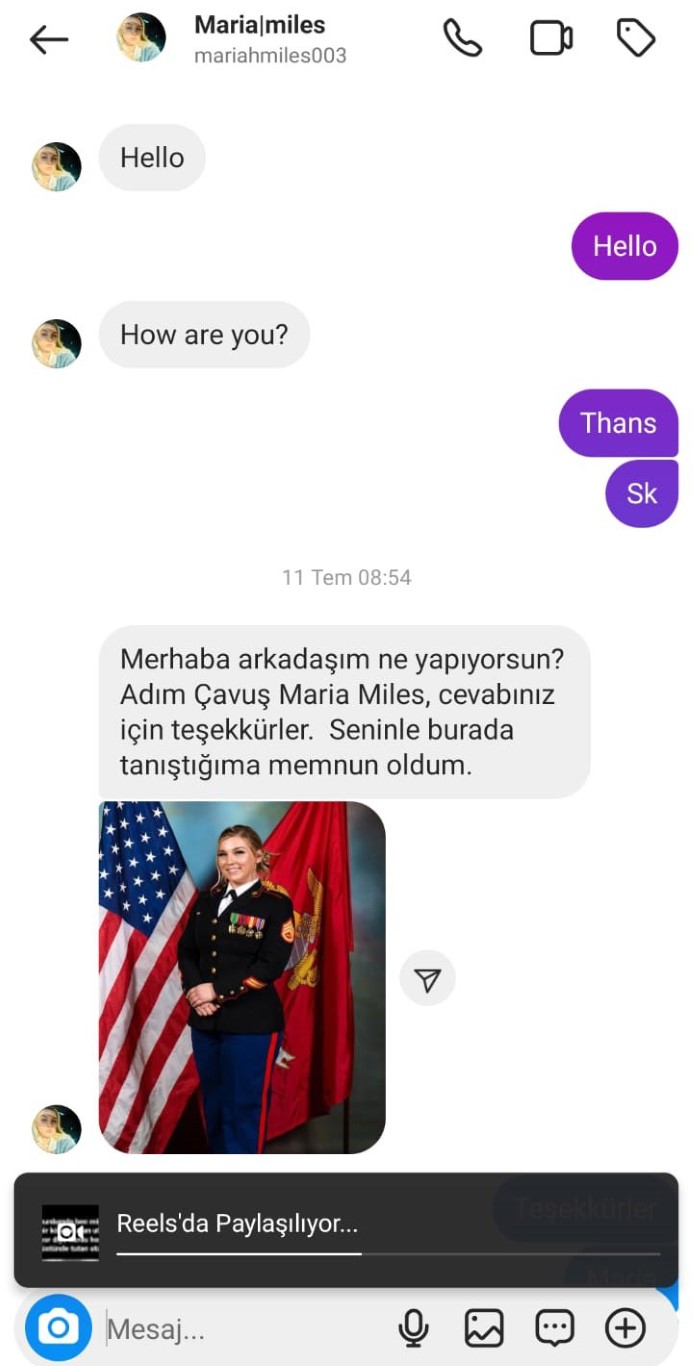 'AMERİKAN ORDUSUNDA ASKERİM’ YALANINA KANDI