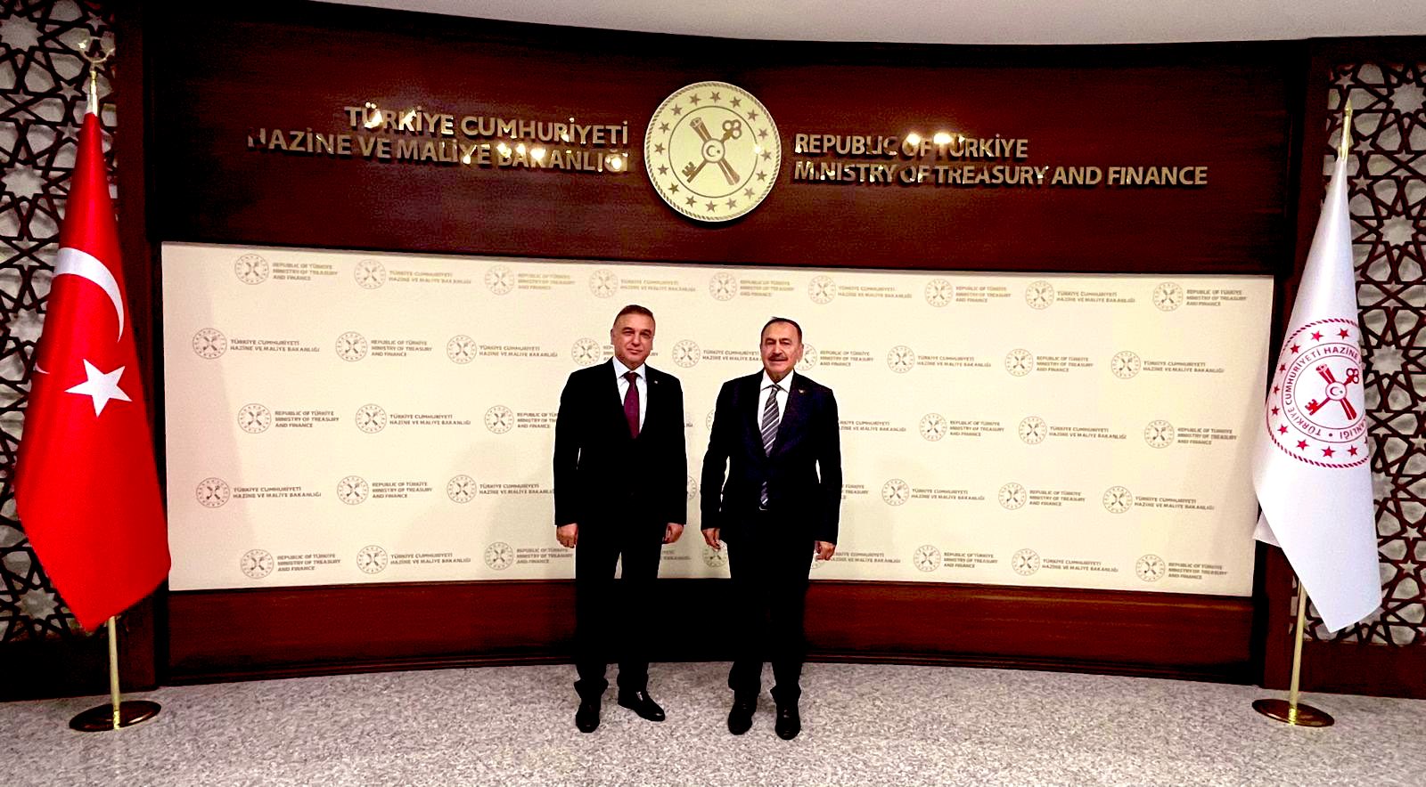 Veysel Eroğlu, Bakan Yardımcısı İsmail İlhan Hatipoğlu ile Bir Araya Geldi