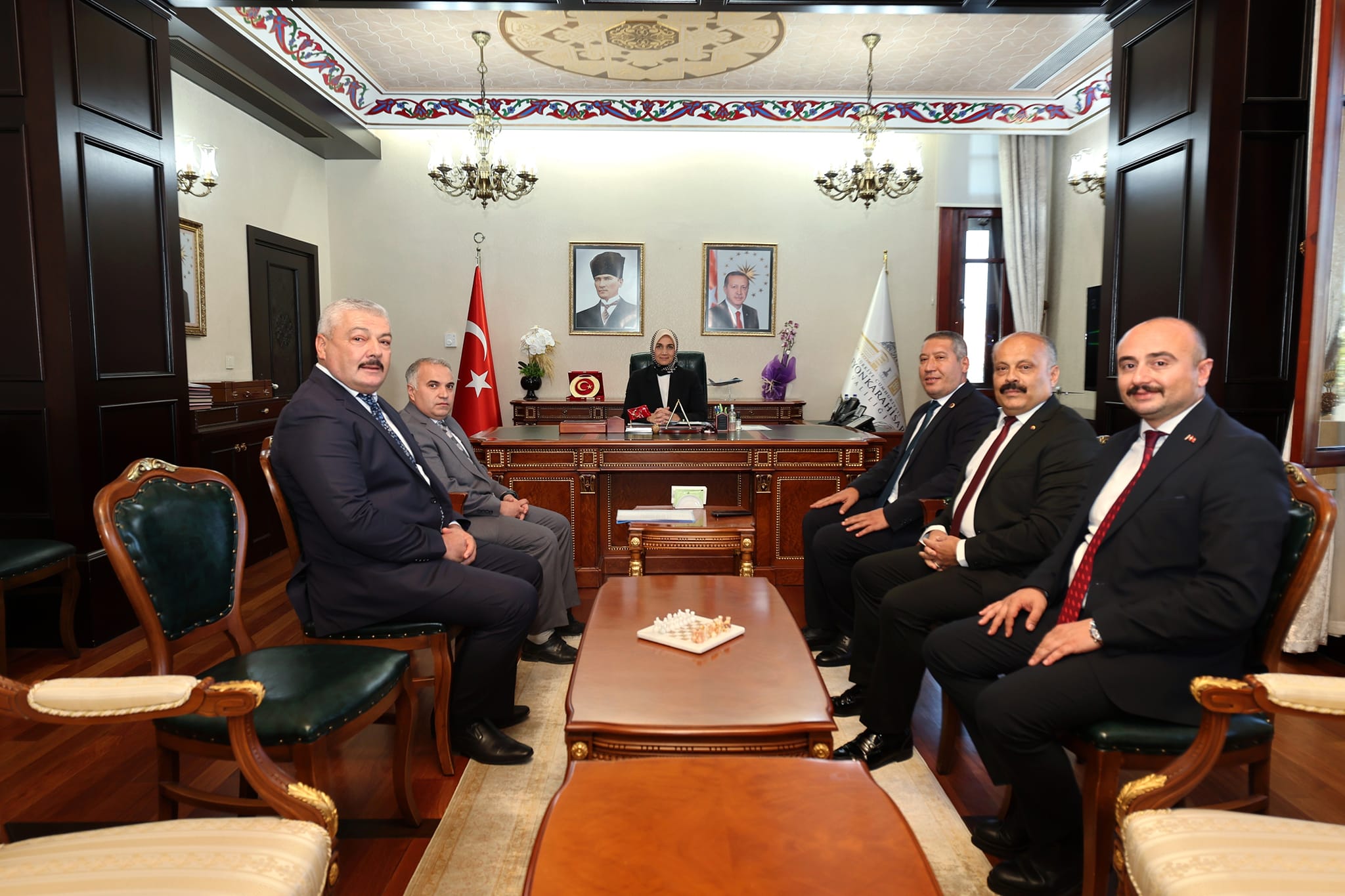 Vali Yiğitbaşı, Dinar Heyetini Ağırladı!