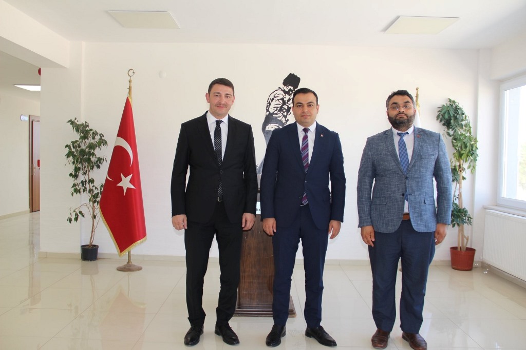 KAYMAKAM HALİS, BAŞMÜFETTİŞ KÖSE'Yİ MAKAMINDA AĞIRLADI