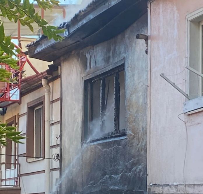 AFYON FAKIPAŞA MAHALLESİ'NDE YANGIN!