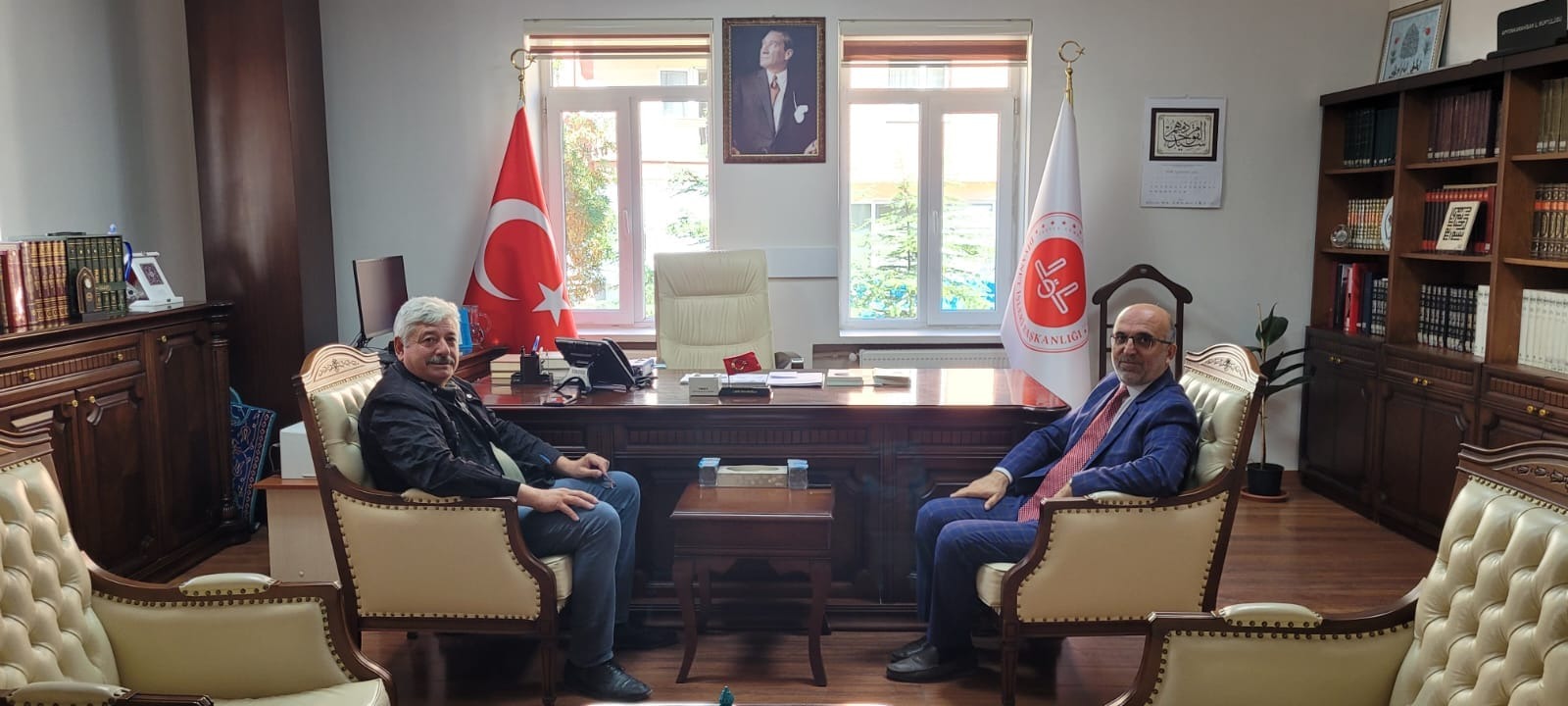 MÜFTÜ İMAMOĞLU BAŞKAN KARAMOÇU'YU AĞIRLADI