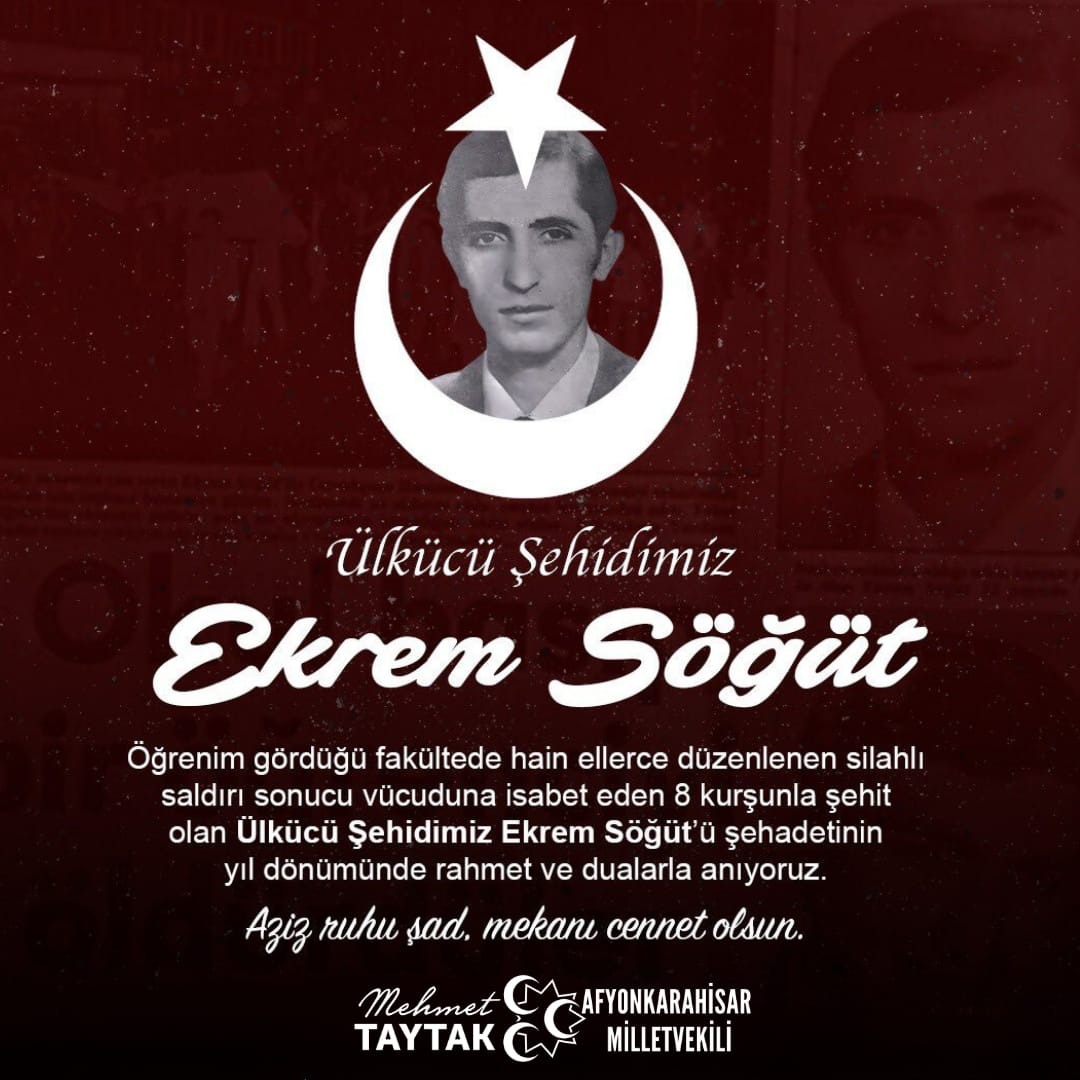 Milletvekili Taytak, Bolvadinli Ülkücü Şehidini Unutmadı