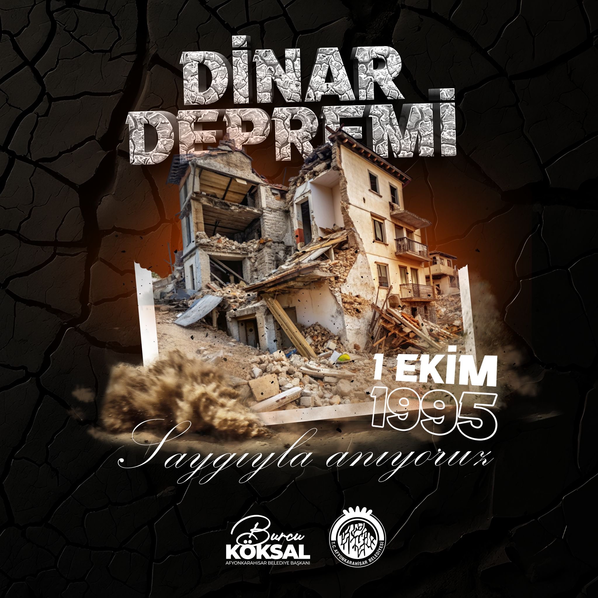 Başkan Köksal Dinar Depremini Unutmadı