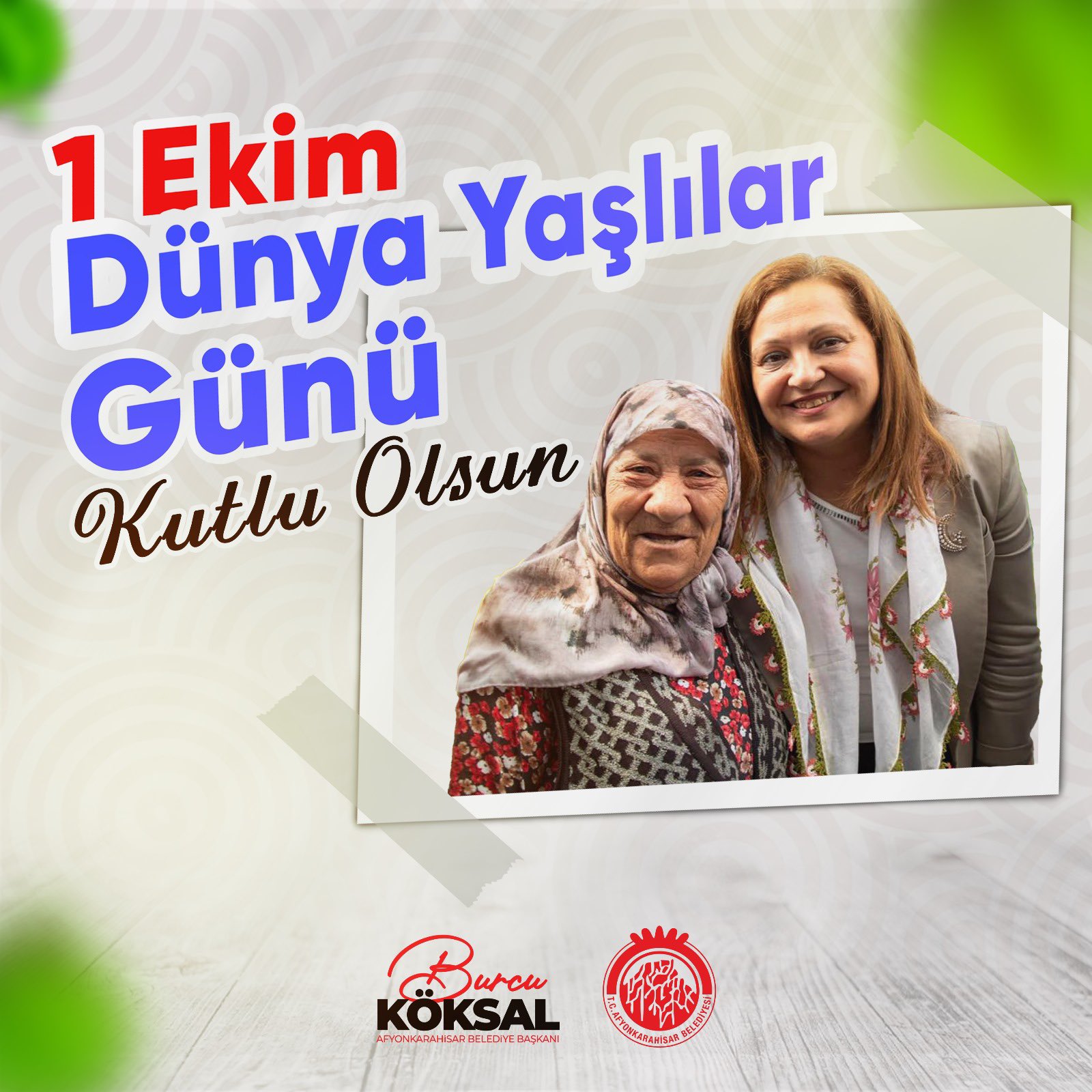 Başkan Burcu Köksal'dan Yaşlılar Günü Mesajı