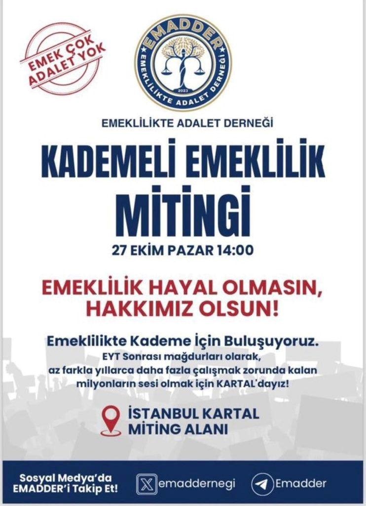 “TÜM EMEKÇİLERİN YANINDAYIZ”