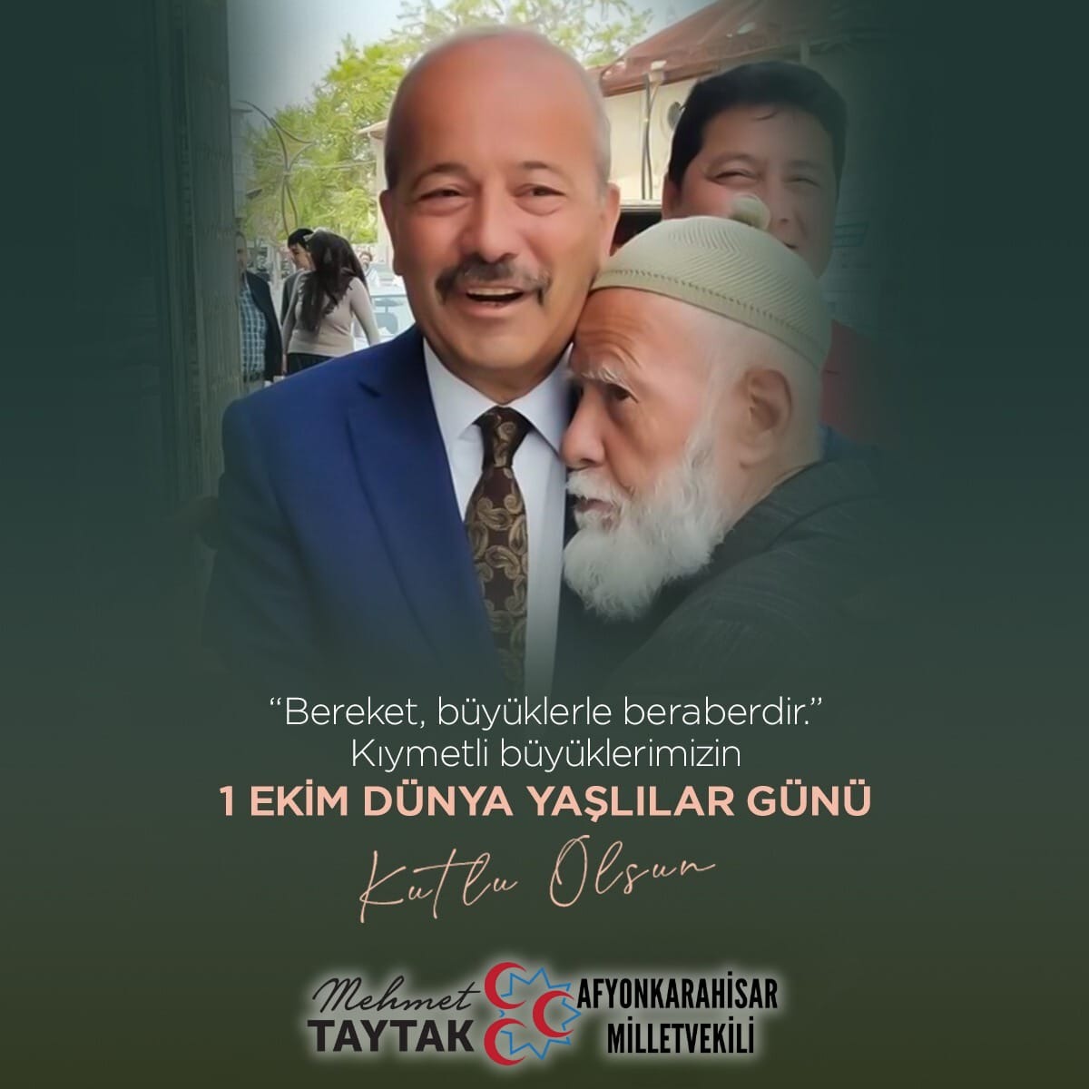 MİLLETVEKİLİ TAYTAK YAŞLILAR GÜNÜNÜ UNUTMADI