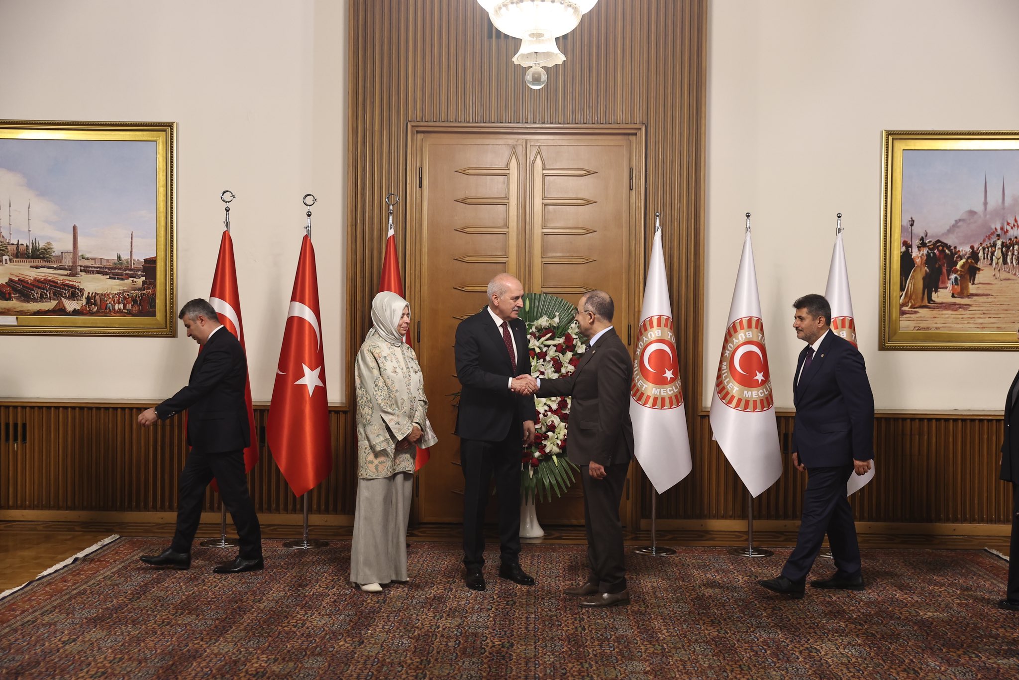 Milletvekilleri Arslan ve Taytak Resepsiyona Katıldı