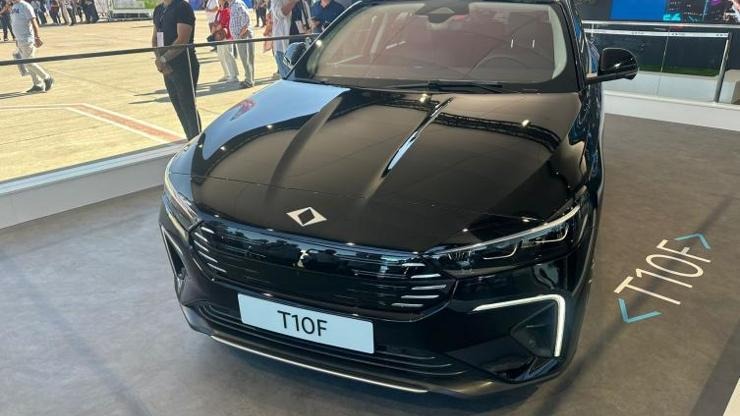 Yerli otomobil TOGG'un Sedan Modeli T10F ilk kez görücüye çıktı