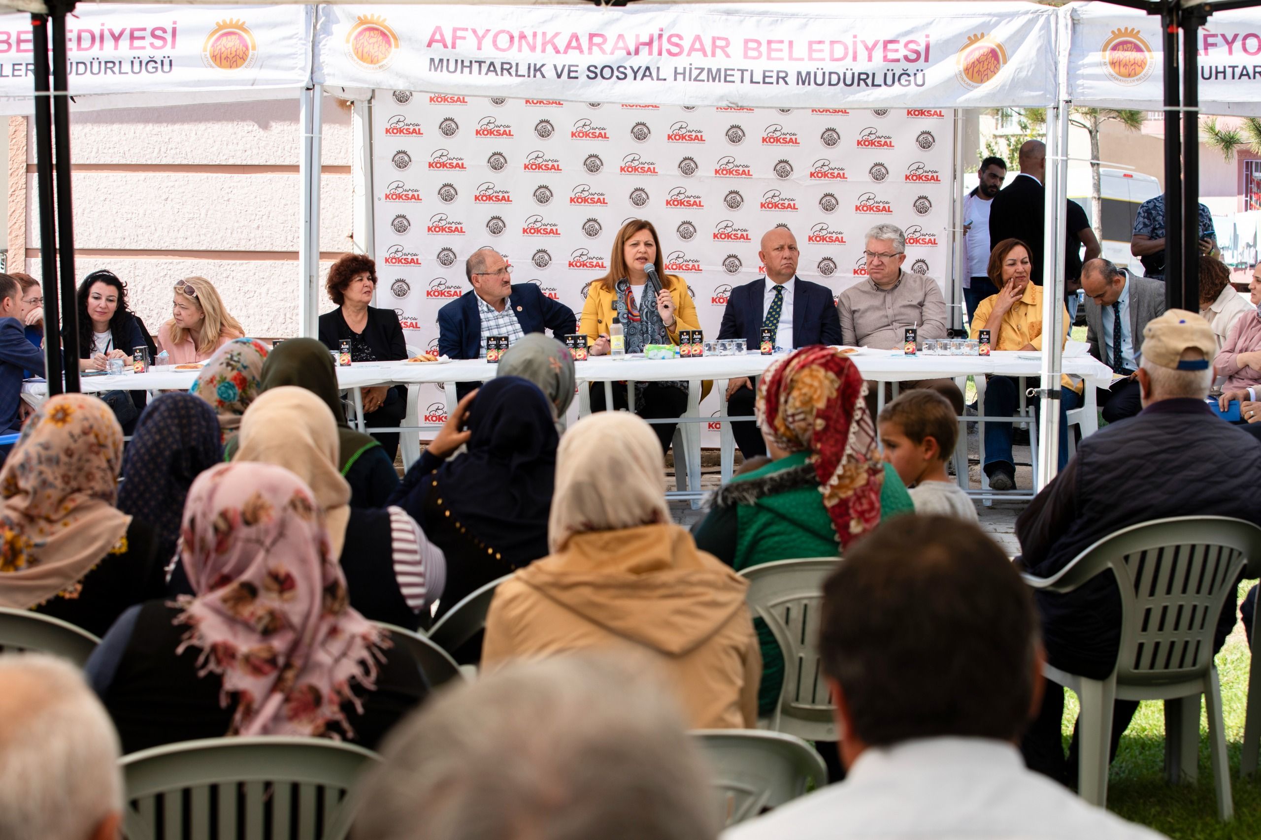 BAŞKAN KÖKSAL KARŞIYAKA MAHALLE SAKİNLERİYLE BULUŞTU