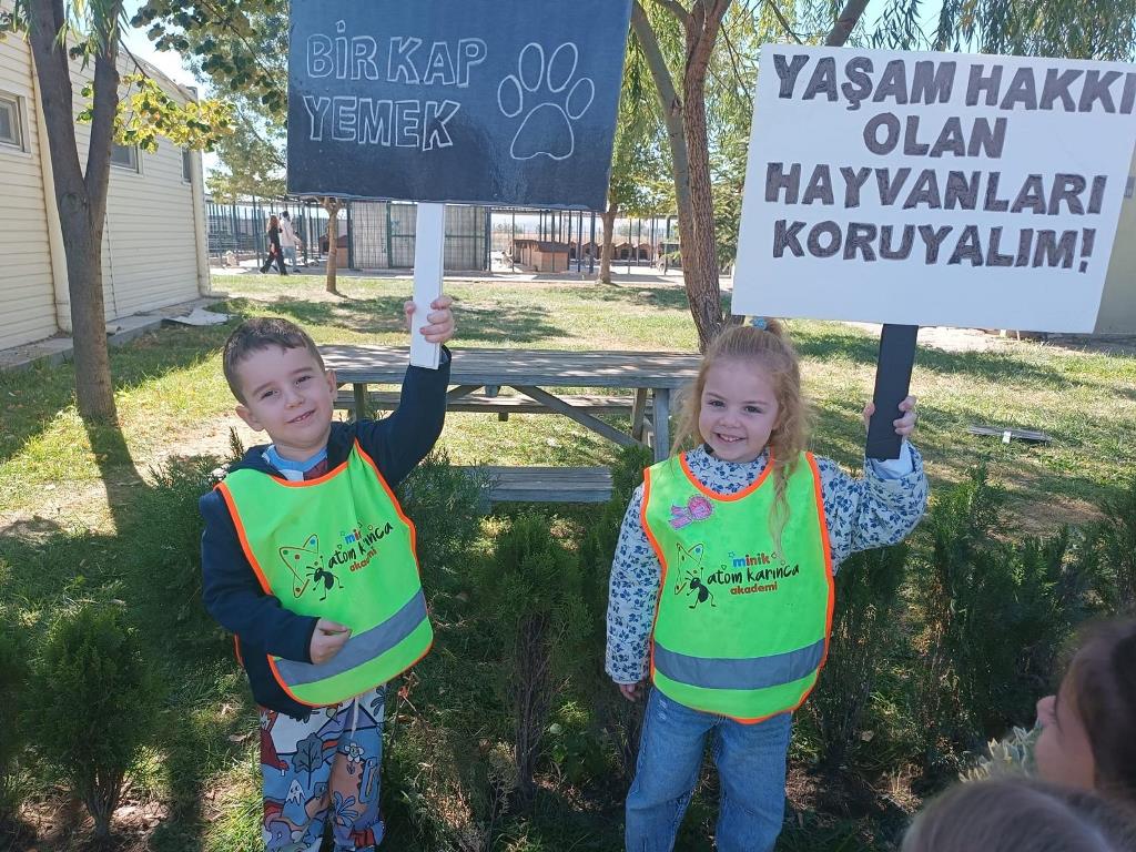 MİNİK ATOM KARINCALARDAN HAYVAN BARINAĞI ZİYARETİ