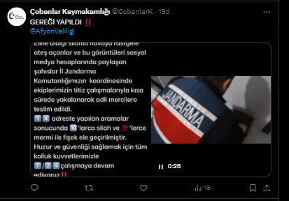Jandarmadan Hızlı Operasyon: Çobanlar 'da Havaya Ateş Açanlar Yakalandı