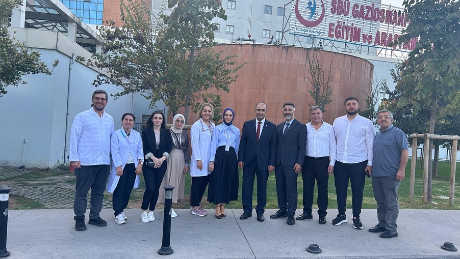 MİLLETVEKİLİ HASAN ARSLAN, BAŞHEKİM ÇALIK'I ZİYARET ETTİ