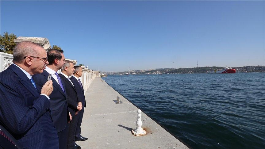 Oruç Reis Sismik Araştırma Gemisi'ni Somali'ye Uğurlandı