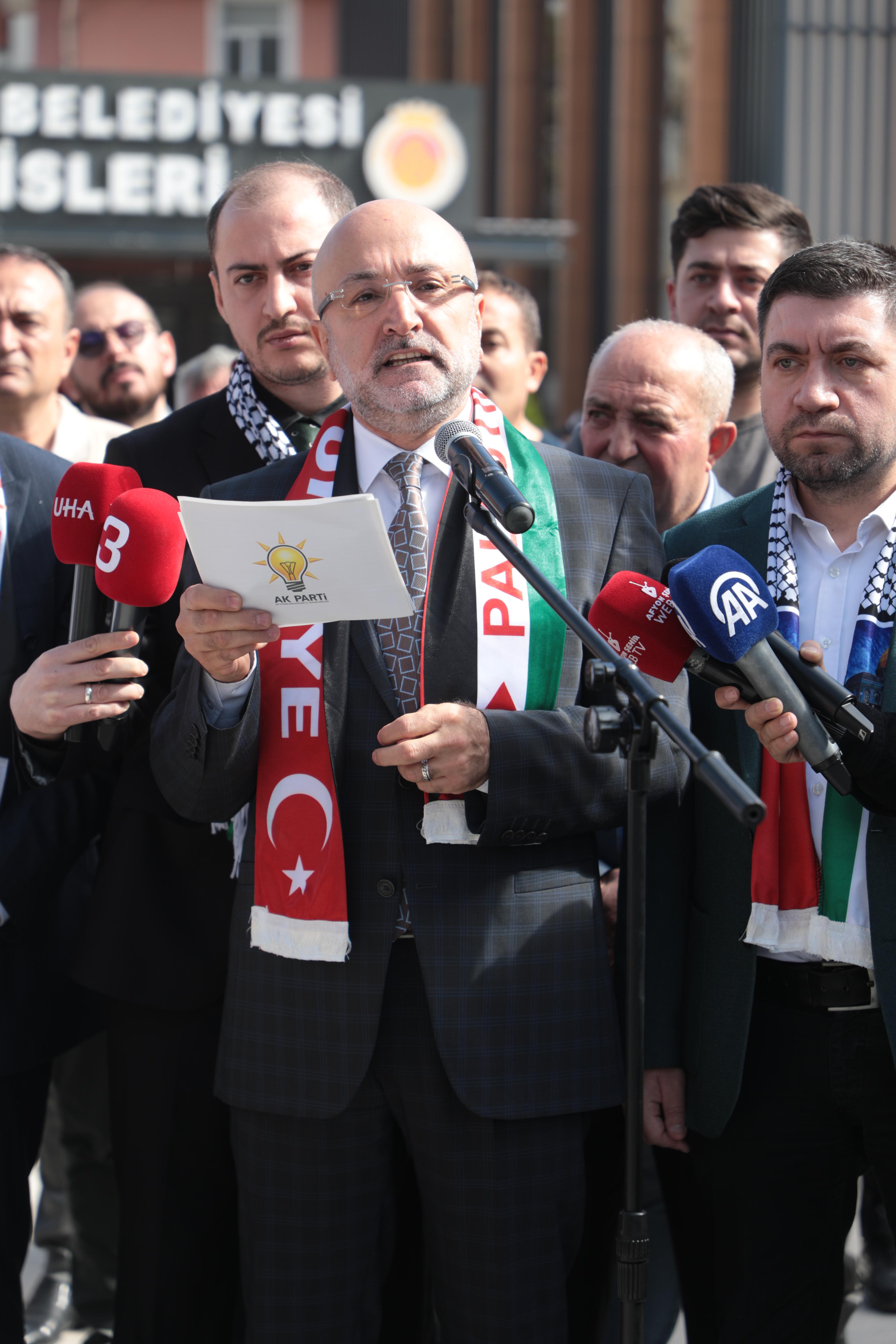 AK Parti İl Başkanı Şahin: “Filistin Davası Tüm İnsanlığın Vicdan Sınavıdır"