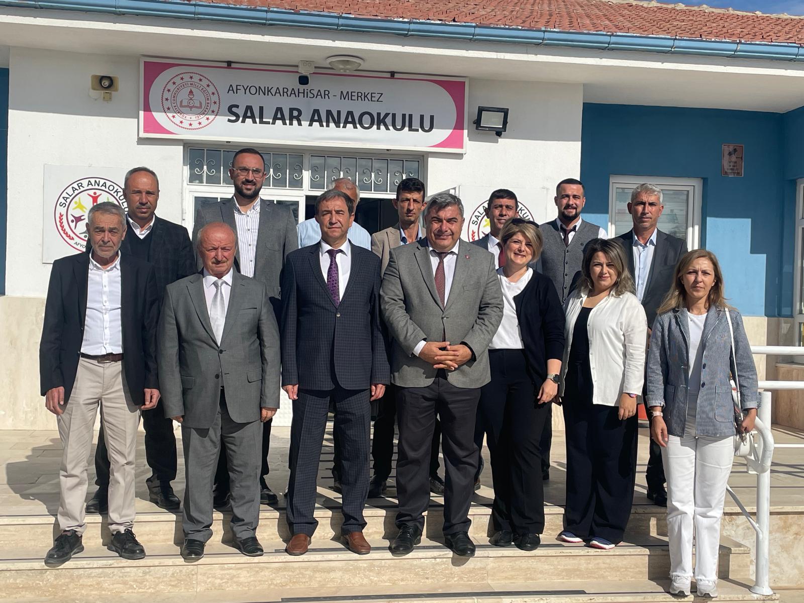 Vali Yardımcısı Uysal Ve Müdür Sünnetci, Salar'daki Okulları Ziyaret Etti