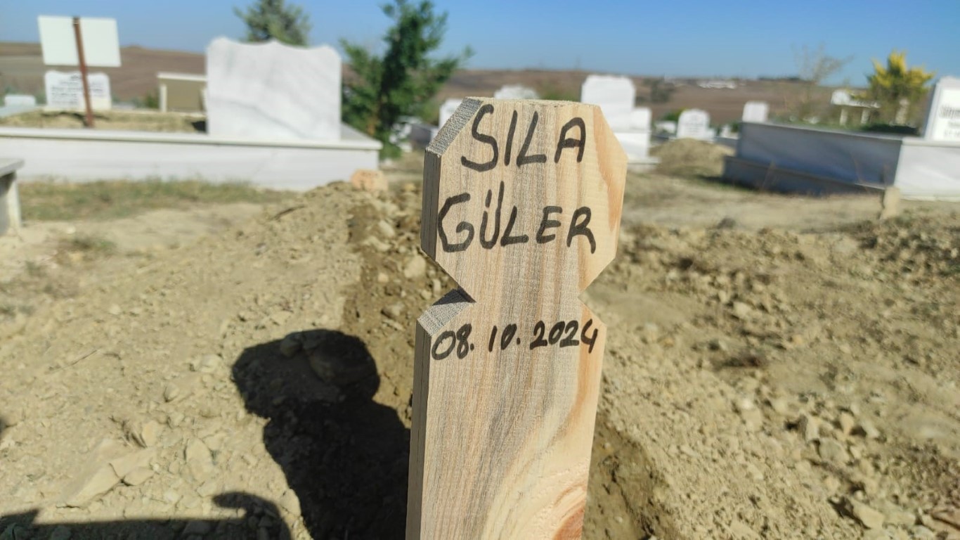 Tabut Küçük Acı Büyük, Sıla Bebek Son Yolculuğuna Uğurlandı