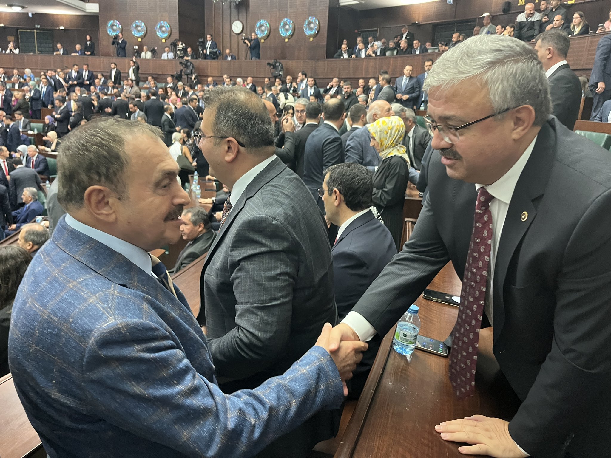 YURDUNUSEVEN VE ARSLAN 3. YASAMA YILININ İLK GRUP TOPLANTISINA KATILDI
