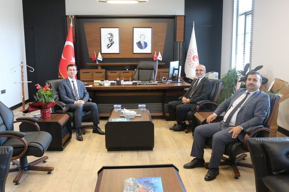 Müdür Tanyeri Ve Müftü İmamoğlu’ndan Müdür Karayol’a Hayırlı Olsun Ziyareti