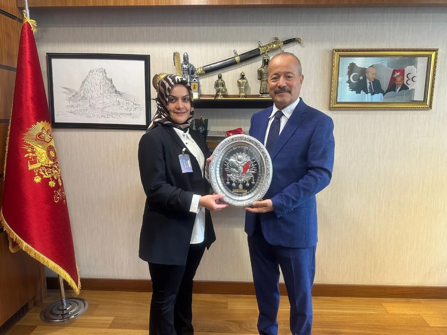 Vekil Taytak Bolvadin Ülkü Ocakları Heyetini TBMM'de Ağırladı