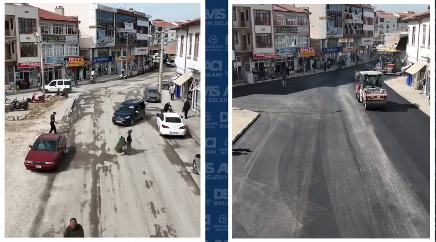 BOLVADİN’DE ALTYAPI İYİLEŞTİRME PROJESİ DEVAM EDİYOR…