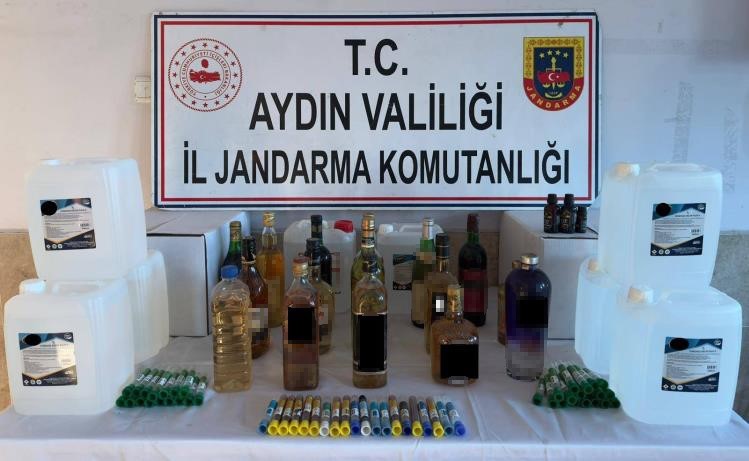 JANDARMADAN KAÇAK ALKOL OPERASYONU