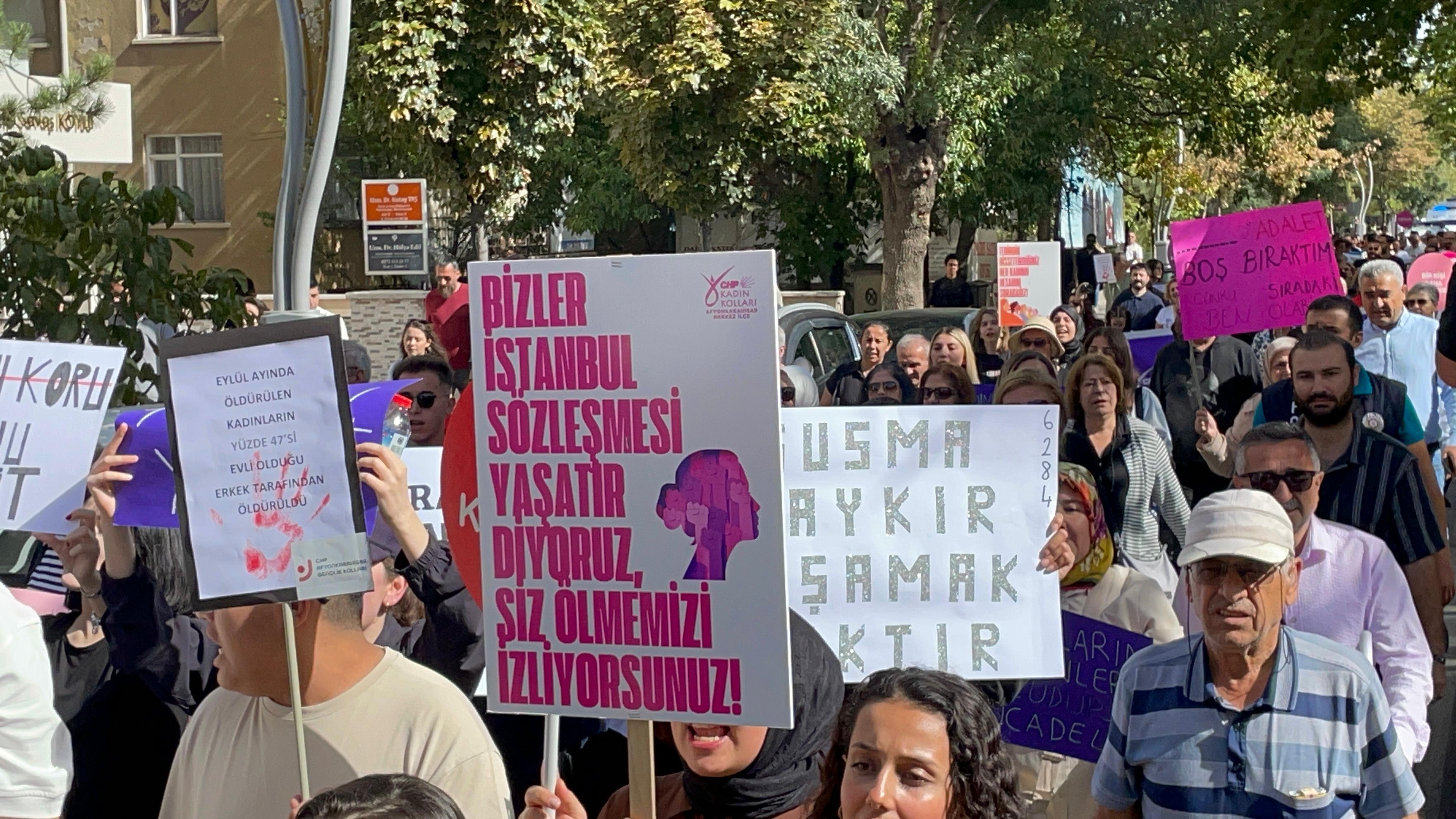 Afyonkarahisar'dan Yükselen Çığlık: "Kadınlar için yaşam bir haktır"