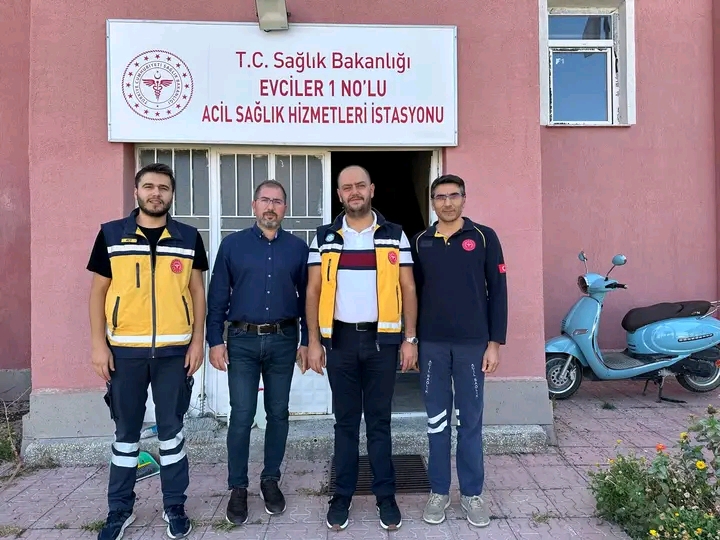AFYON SAĞLIK MÜDÜRLÜĞÜNDEN 112 ACİL SAĞLIK HİZMETLERİ İSTASYONLARINA ZİYARET