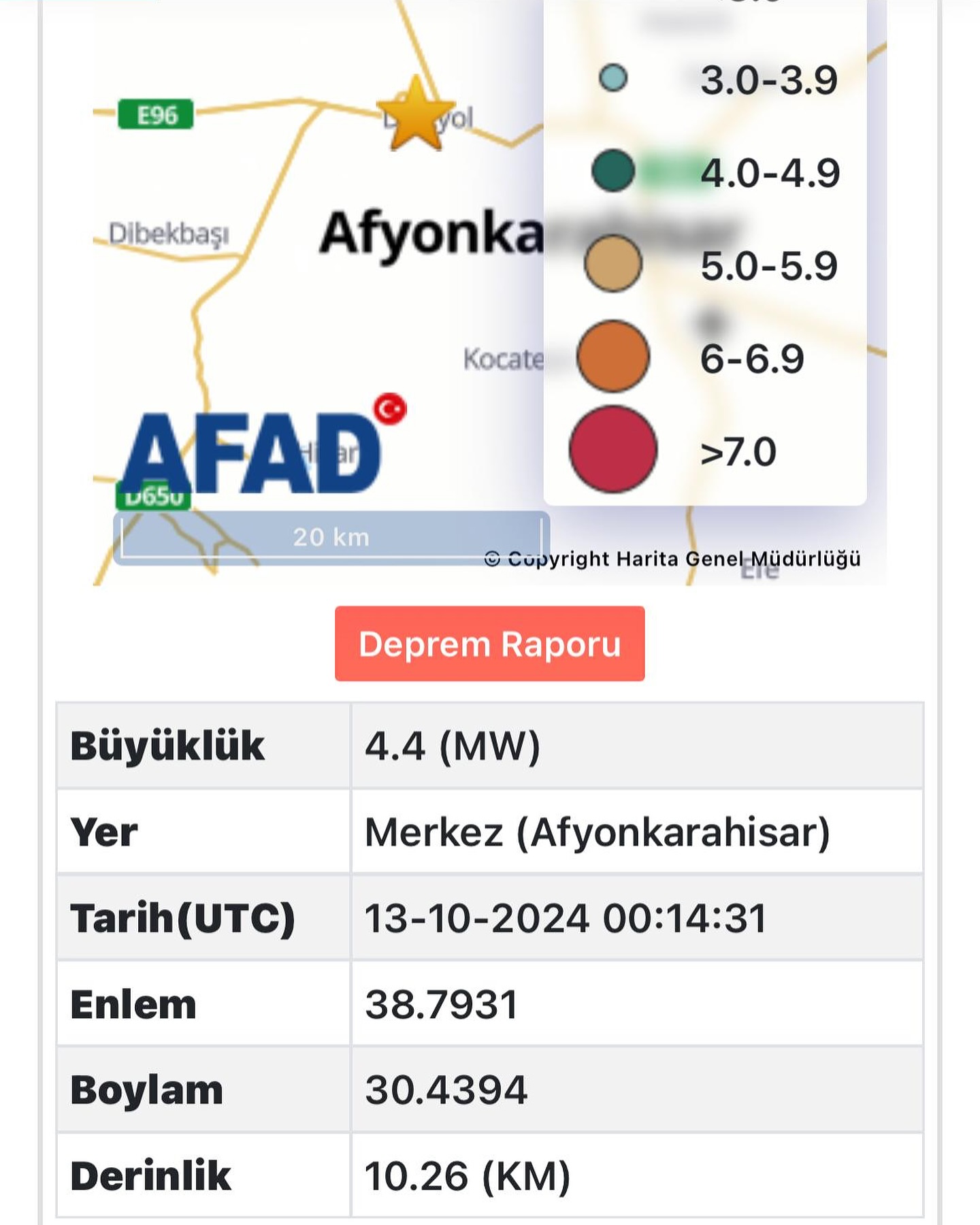 AFYONKARAHİSAR MİLLETVEKİLLERİNDEN GEÇMİŞ OLSUN MESAJLARI