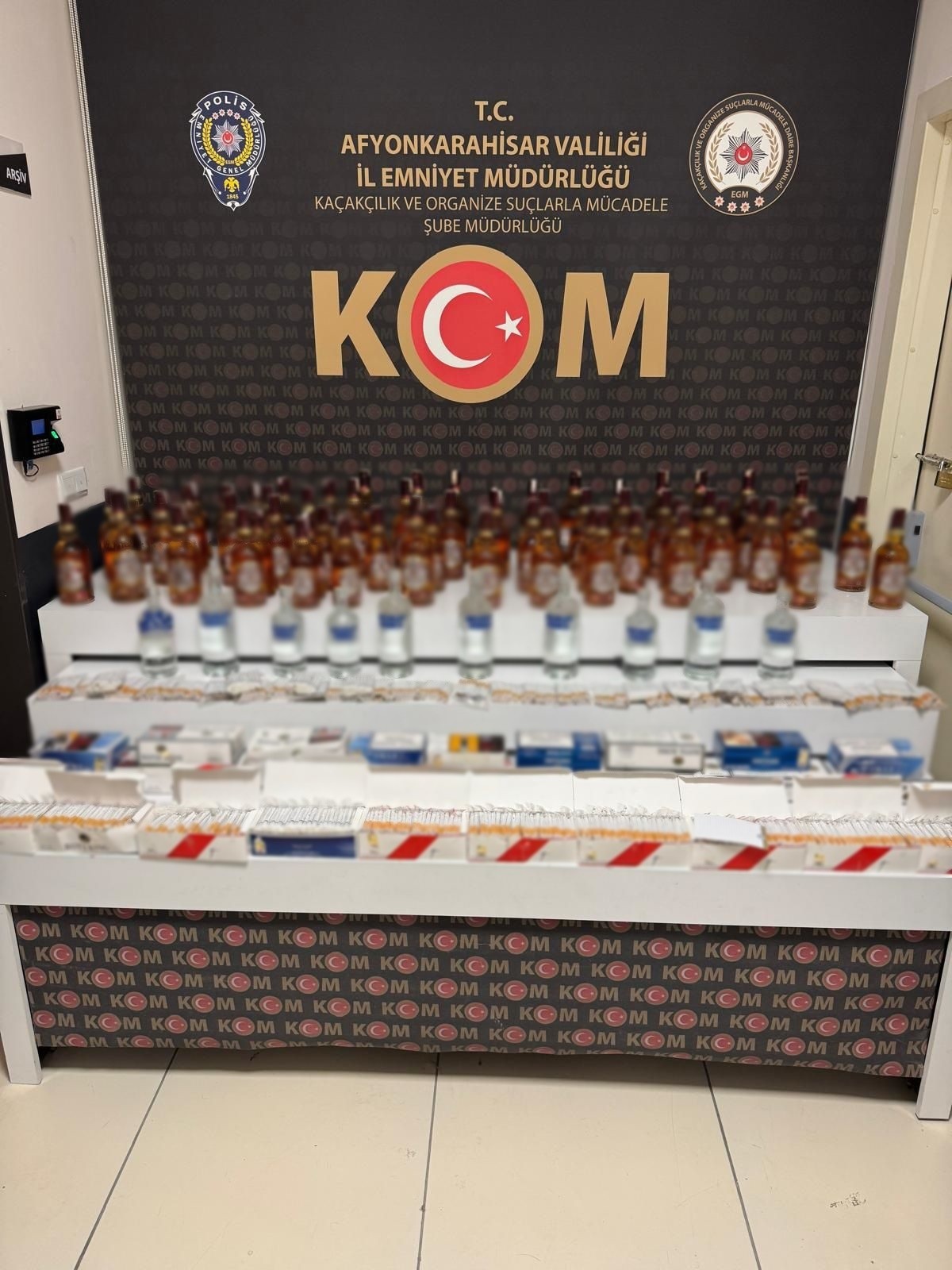 AFYONKARAHİSAR'DA KAÇAKÇILIK OPERASYONU!
